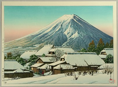 Kawase Hasui: After Snow at Yoshida - Artelino