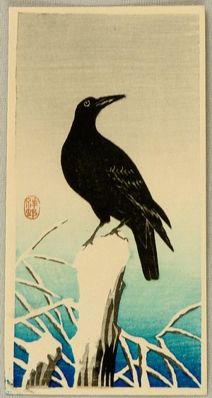 Ohara Koson: Crow - Artelino