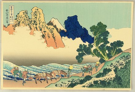 Katsushika Hokusai: Fugaku Sanju-rokkei - Minobu River - Artelino