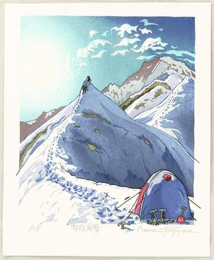 両角修: Climbing along the Snow Ridge - Japan - Artelino