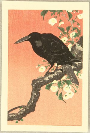 Unknown: Crow against Orange Sky - Artelino