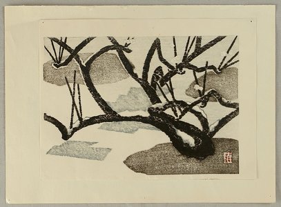 Aoyama Masaharu: Snowy Branches - Artelino