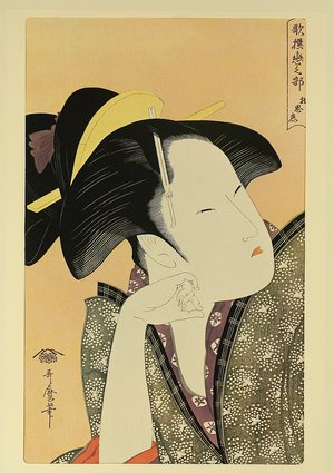 Kitagawa Utamaro: Contemplating - Artelino