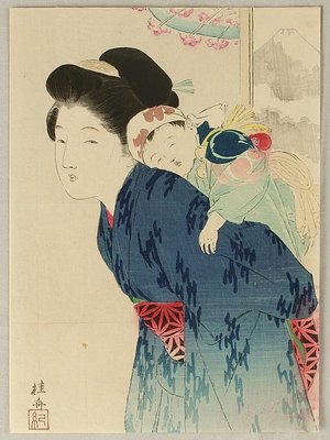 Takeuchi Keishu: Mother and Child - Artelino