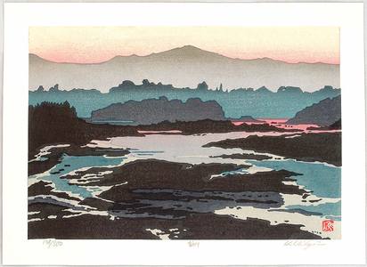 Nishijima Katsuyuki: Lake in the Evening - Artelino