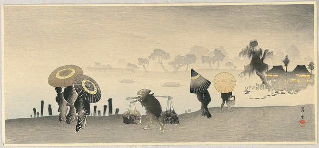 Yamamoto Shoun: Parasols at Riverside - Artelino