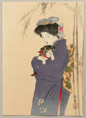 Takeuchi Keishu: Beauty and Puppy - Artelino