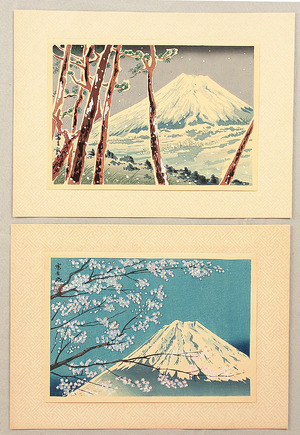 Tokuriki Tomikichiro: Four Seasons of Mt. Fuji - Artelino