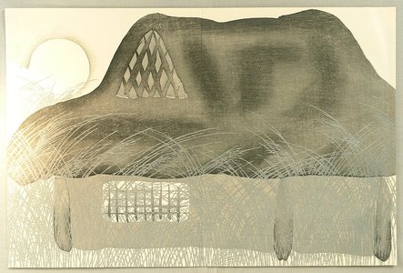 Kamisaka Sekka: House and Tall Grass - Momoyo Gusa - Artelino