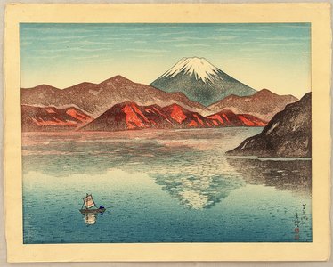 Yamagishi Kazue: Lake Ashi and Mt. Fuji - Artelino