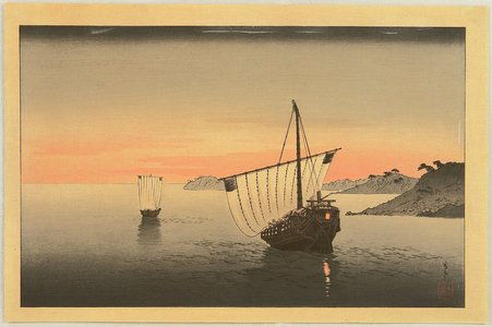 Koho: Two Boats in the Sunset - Artelino