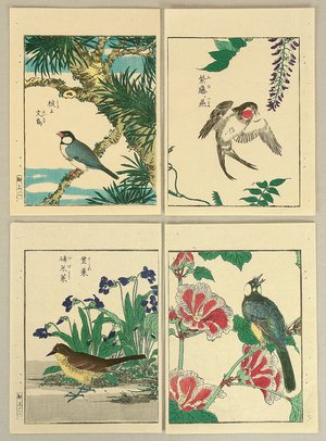 無款: Birds and Flowers - Artelino