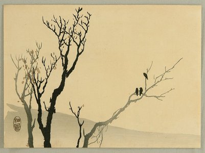 Takeuchi Seiho: Three Crows - Artelino