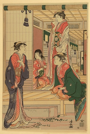 Torii Kiyonaga: Chatting - Artelino