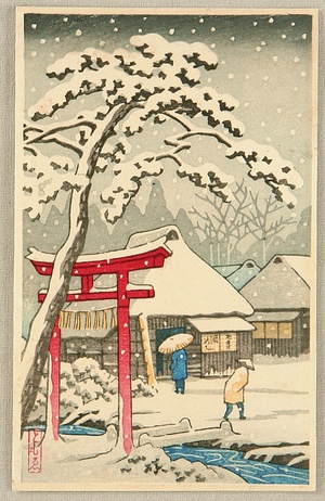 無款: Torii in Snow - Artelino