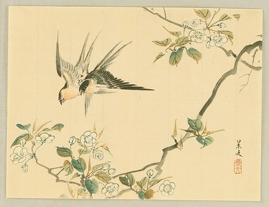 Unknown: Swallows and Cherry Blossoms - Artelino