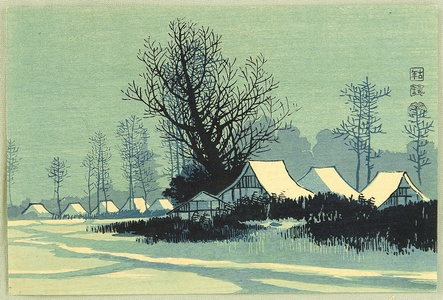 Uehara Konen: Snow Scene - Artelino