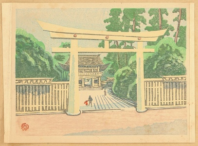 山口源: Recollections of Tokyo - Meiji Shrine - Artelino