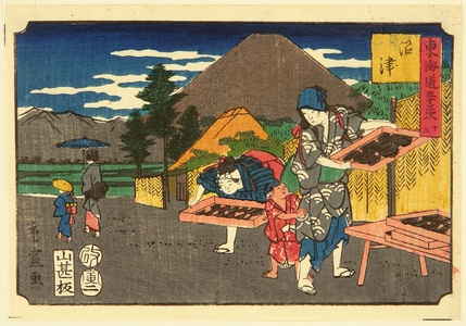 Utagawa Hiroshige III: Fifty Three Stations of Tokaido - Numazu - Artelino