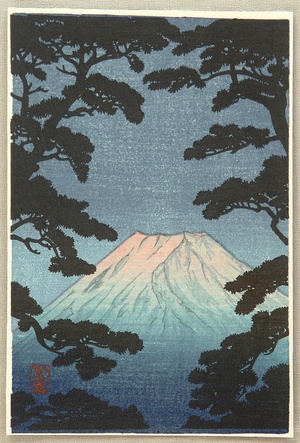 Unknown: Mt. Fuji in the Evening - Artelino