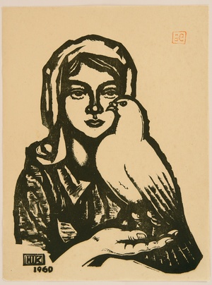 Unknown: Holding a Dove - Artelino