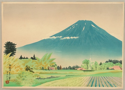 Tokuriki Tomikichiro: Mt. Fuji in Summer - Artelino