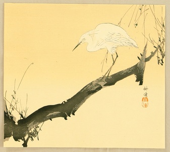 Tsukioka Kogyo: White Heron - Artelino