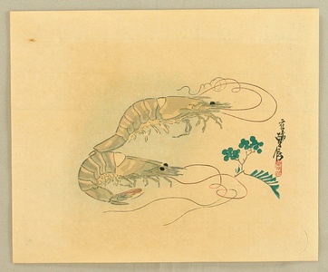 Hasegawa Sadanobu III: Prawn - Artelino