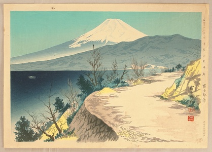 徳力富吉郎: Thirty-six Views of Mt. Fuji - Mt. Fuji from Izu - Artelino