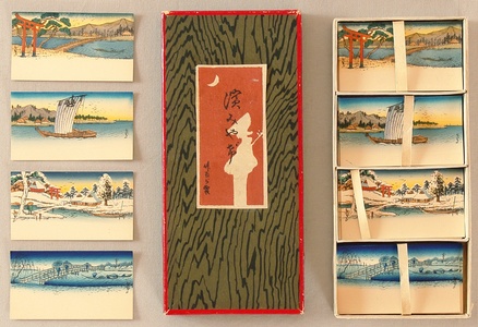 Unknown: Woodblock Print Business Cards - Artelino