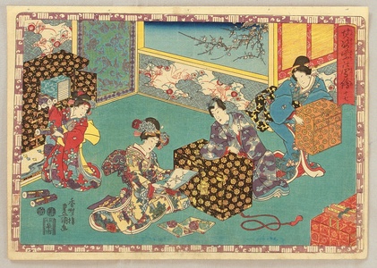 Utagawa Kunisada: The Tale of Genji - Chapter 17 - Artelino