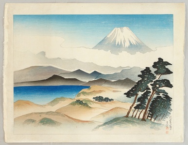 Yamagishi Kazue: One Hundred Views of Japan - Mt. Fuji from Tujido - Artelino