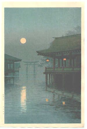 Ito Yuhan: Misty Moon at Miyajima - Artelino