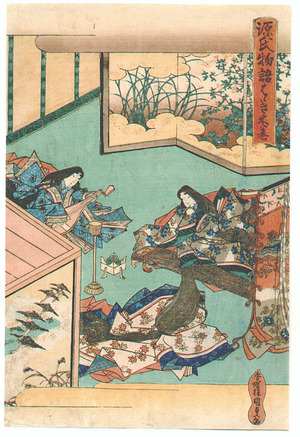 Utagawa Kunisada: The Tale of Genji - no. 2 - Artelino