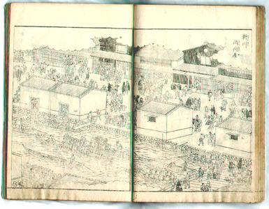 長谷川雪旦: Scenic Places of Edo - Edo Meisho Zue (e-hon, book) - Artelino