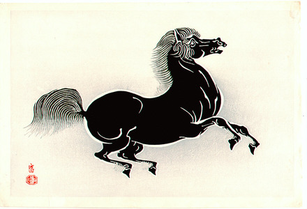 徳力富吉郎: Black Horse - Artelino