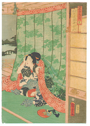 Utagawa Kunisada III: Summer - Shiki Keshiki no Uchi - Artelino
