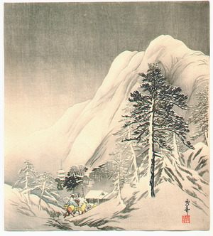 Unknown, 無款 (null)による浮世絵「Snowy Mountain」