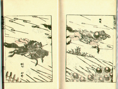 葛飾北斎: Hokusai Manga (Meiji printing) vol.9 - Artelino