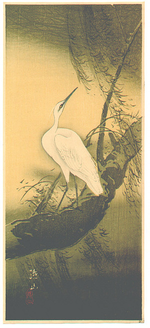 Ito Sozan: White Egret (Muller Collection) - Artelino
