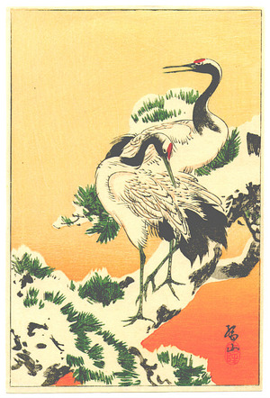Ito Sozan: Cranes on Snowy Branch (Muller Collection) - Artelino