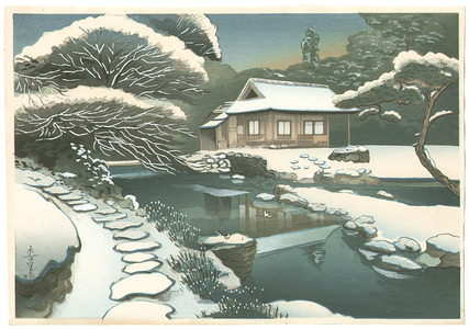Ono Bakufu: Tea House in the Snow - Artelino