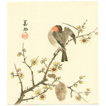Takahashi Biho: Bird on Branch - Artelino
