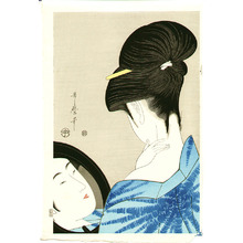 Kitagawa Utamaro: Beauty in front of Mirror - Artelino