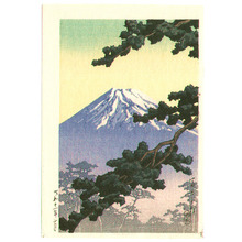 Japanese Print "Mt. Fuji" by Kawase Hasui, 川瀬巴水 (Kawase Hasui)