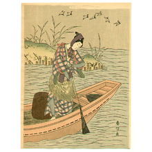 鈴木春信: Fisherman and Birds - Artelino