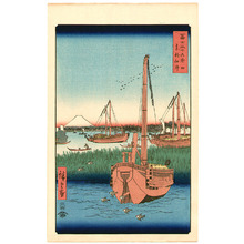Utagawa Hiroshige: Off Tsukuda Island - Thirty-six Views of Mt.Fuji - Artelino