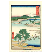 Utagawa Hiroshige: Tama River - Thirty-six Views of Mt.Fuji - Artelino