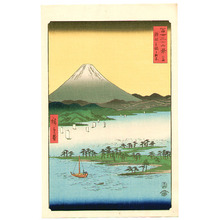 歌川広重: Pine Forest of Miho - Thirty-six Views of Mt.Fuji - Artelino