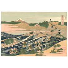 Katsushika Hokusai: Kanaya - Fugaku Sanju-rokkei - Artelino